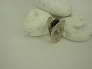 Anello in argento 925 e onice